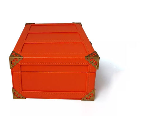 MDF PU Leather Box يتدفقون عطر حقيبة هدية صندوق يدوي