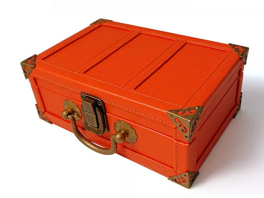 MDF PU Leather Box يتدفقون عطر حقيبة هدية صندوق يدوي