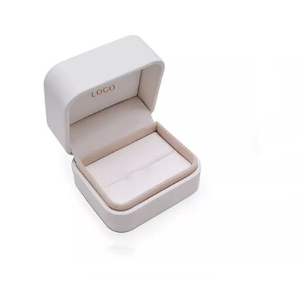 ODM Ring Gift Boxes Logo المطبوع جلدي صناديق المجوهرات المغناطيسية ISO9001