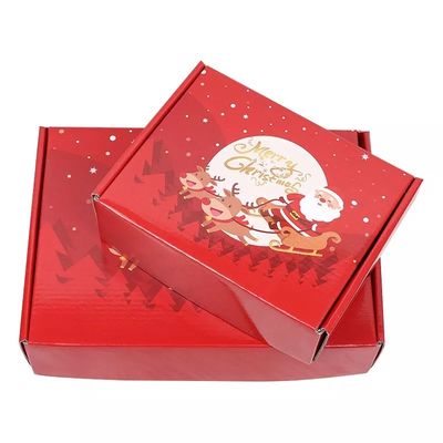 مجيء التقويم عيد الميلاد علب الكرتون هدية النقش الطباعة