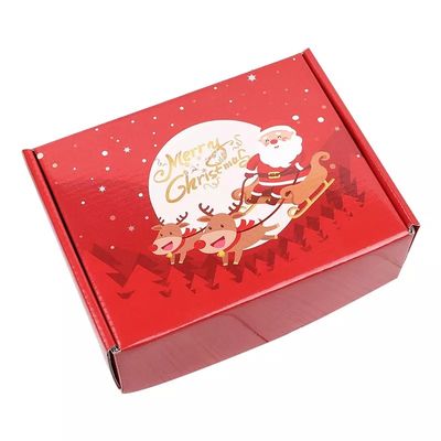 مجيء التقويم عيد الميلاد علب الكرتون هدية النقش الطباعة