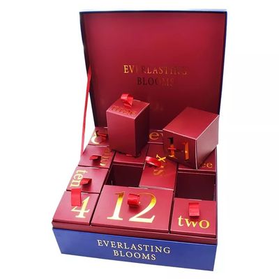 CMYK / بانتون Paperboard Paperboard Christmas Gift Box for Cookies Candy