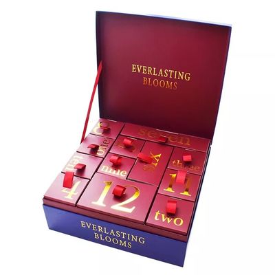 CMYK / بانتون Paperboard Paperboard Christmas Gift Box for Cookies Candy
